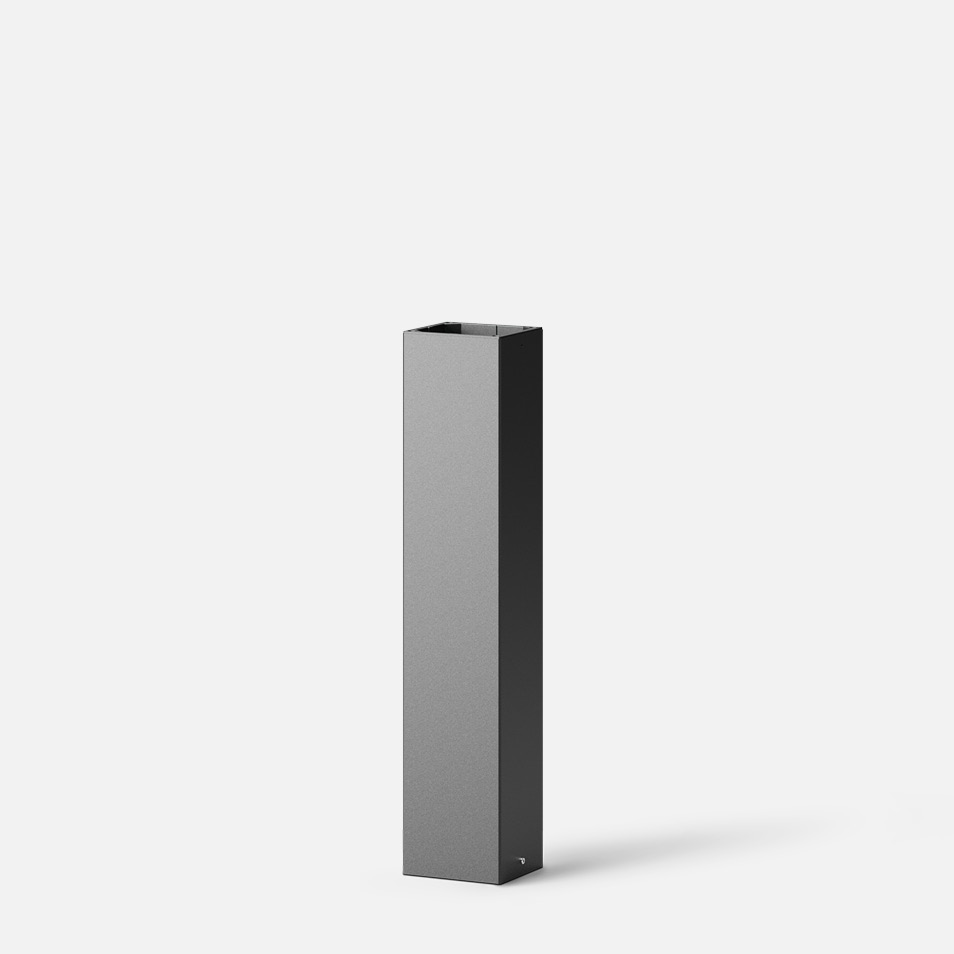 Bollard tube · no access door