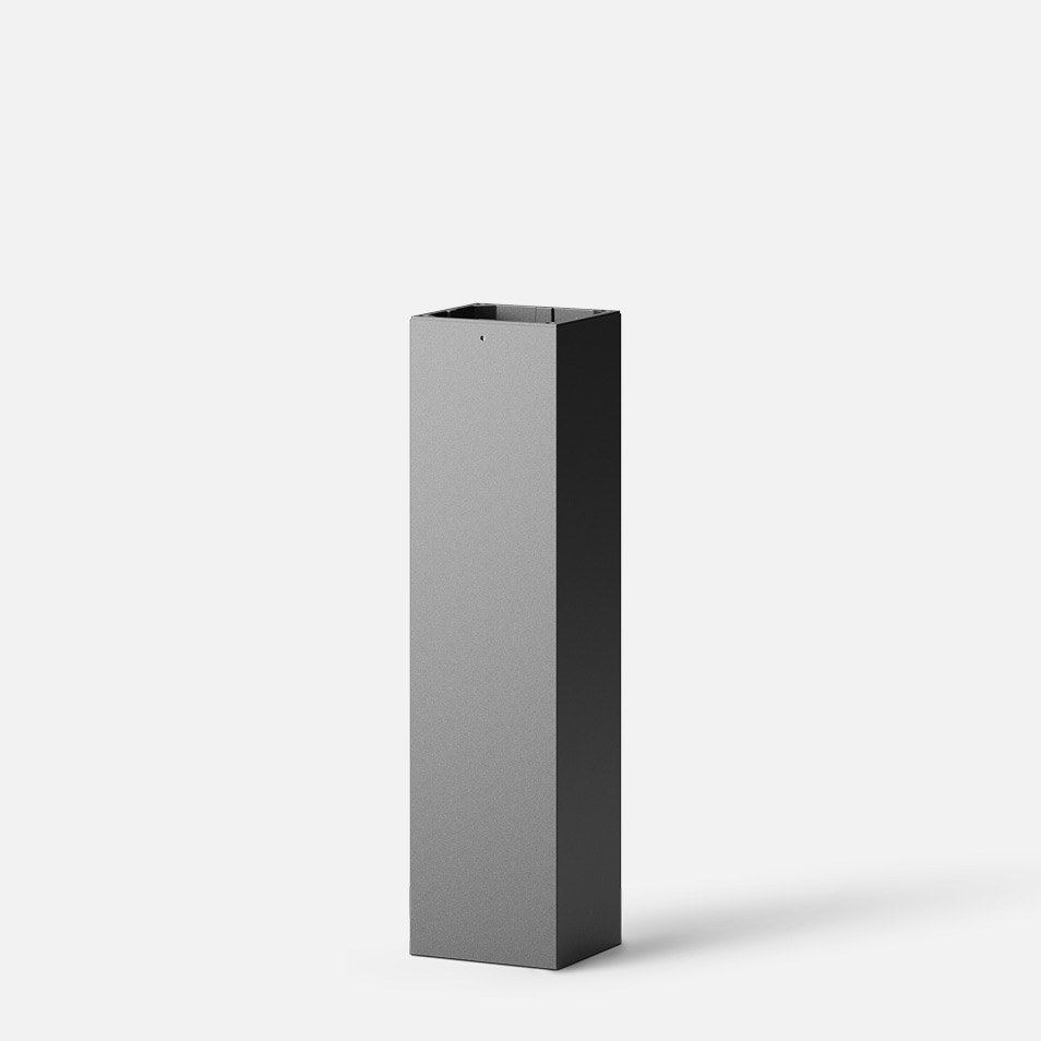 Bollard tube · no access door