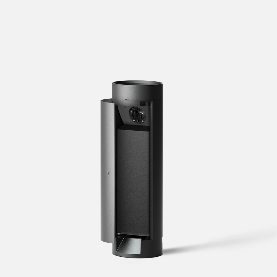 	Bollard tube · Integral 240V receptacle