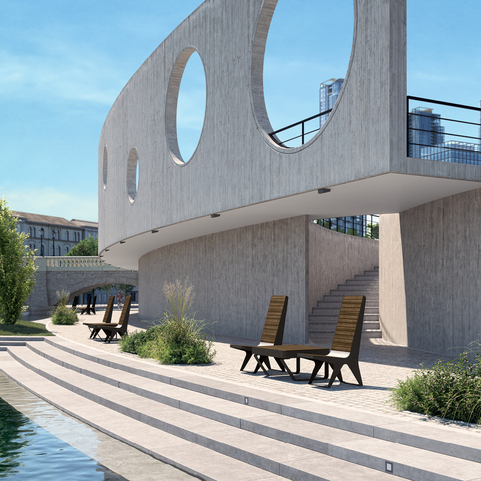 RENDEVOUS Collection - two chairs on the edge of a river